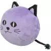 Kočka HALLOWEEN, plyšová hračka se zvukem, 10 cm, fialová - LIMITOVANÁ NABÍDKA