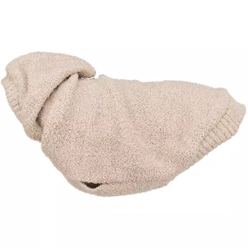 Mikina CARSON s kapucí, písková (XXS: 24cm, hruď: 36cm, krk: 28cm)