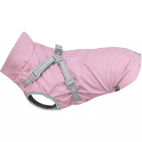 Pláštěnka PONTIS - vesta s postrojem, růžová (S: 33cm, hruď: 46-54cm, krk: 37cm)