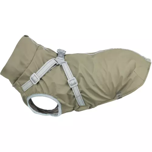 Pláštěnka PONTIS - vesta s postrojem, olivově zelená (XS: 30cm, hruď: 43-49cm, krk: 35cm)