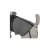 Reflexní obleček PONTIS - vesta s postrojem, šedá (XXS: 24cm, hruď: 37-41cm, krk: 27cm)