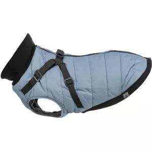 Obleček PONTIS - vesta s postrojem, modrošedá (XXS: 24cm, hruď: 40-44cm, krk: 30cm)