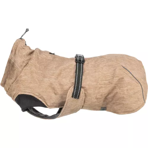 Zateplený zimní kabátek RIOM, písková (XXL:80cm, hruď:74-112cm, krk: do 66cm)