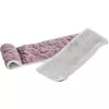 Vánoční šál pro psy, L: 90 cm, samet/plyš, lila/zelená
