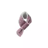 Vánoční šál pro psy, L: 90 cm, samet/plyš, lila/zelená