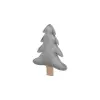 Vánoční stromek s catnipem, 10.5 cm, filc, šedá