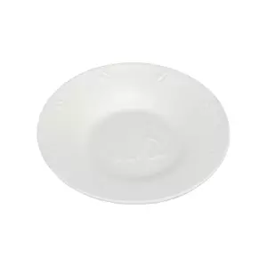 Vánoční keramická miska, 0.2 l/o 16 cm, bílá