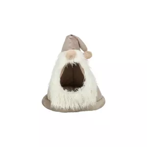Vánoční jeskyně GNOME, tvar skřítka, o 45 × 47 cm, béžová