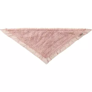 Vánoční hebký šátek, plyš, starorůžová (55 cm)