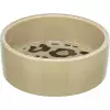 Keramická miska LEO, 0,3 l/ 12 cm, hnědá/leopardí