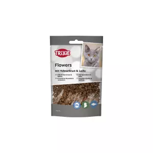 Flowers, kytičky s kuřecími prsy a lososem, 50 g