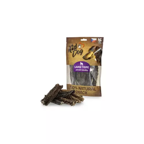 KIDDOG 100% Natural Snack, jehněčí žaludek, 12 cm / 100 g