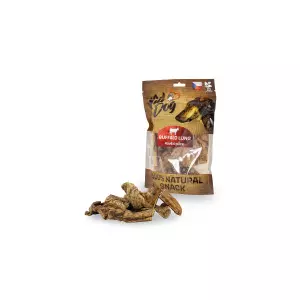 KIDDOG 100% Natural Snack, hovězí plíce 4-8 cm/ 80 g