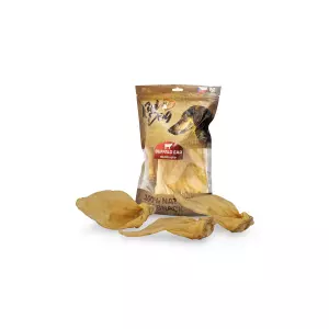 KIDDOG 100% Natural Snack, hovězí ucho přírodní 5 ks / 250 g