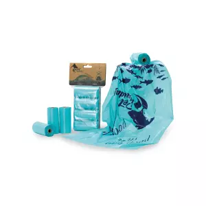 PetBuddy sáčky na exkrementy OCEÁN 4 role/ á 20 sáčků s potiskem a vůní