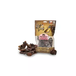 KIDDOG 100% Natural Snack, vepřový rypáček 7 - 8 cm / 200 g