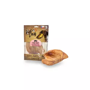 KIDDOG 100% Natural Snack, vepřové ucho 1 ks