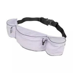 BAGGY Belt, maxi ledvinka, 44x33x18 cm/pas 62-125 cm, žlutá/šedomodrá/lila - LIMITOVANÁ NABÍDKA