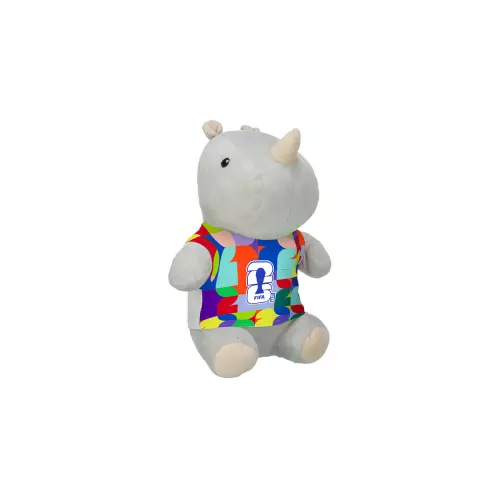 FIFA 2026 nosorožec RAYMOND, 27 cm, šedý - LIMITOVANÁ NABÍDKA