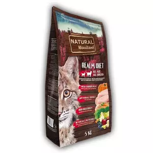 Natural Woodland Realm Diet Cat /kuře/ 1,5 kg