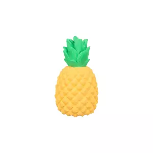 Ananas, latexová hračka se zvukem, 14 cm