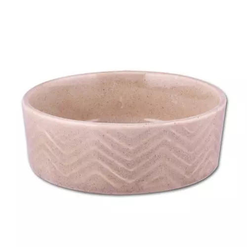 Keramická miska Zig Zag 12cm písková 0,34l