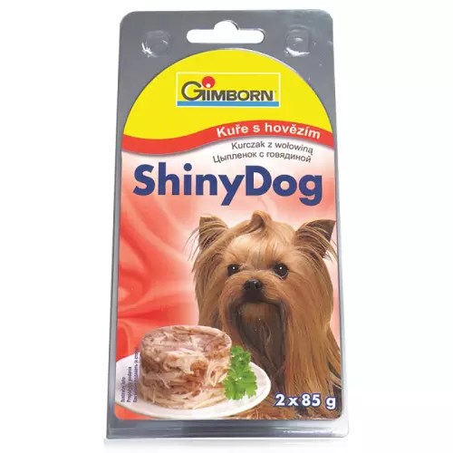 ShinyDog kuře+hovězí (2x85g)