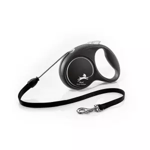Flexi Black Design M lanko 5m/20kg černá