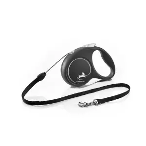 Flexi Black Design S lanko 5m/12kg černá