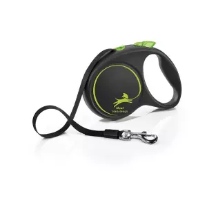 Flexi Black Design L pásek 5m/50kg zelená