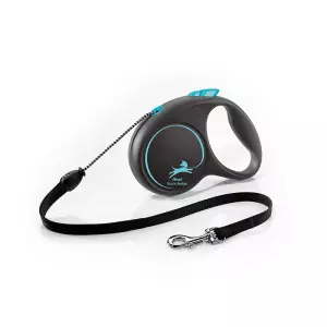 Flexi Black Design M lanko 5m/20kg modrá
