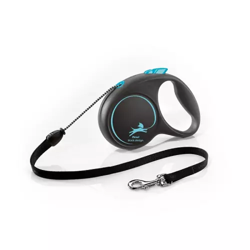 Flexi Black Design M lanko 5m/20kg modrá