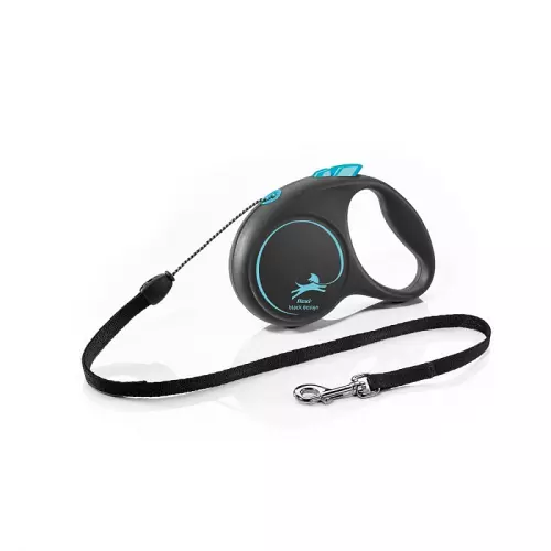 Flexi Black Design S lanko 5m/12kg modrá