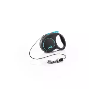 Flexi Black Design XS lanko 3m/8kg modrá