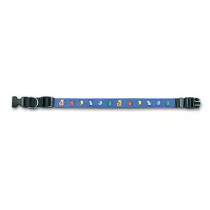 Obojek Ethnic modrý S, 2x35-50cm
